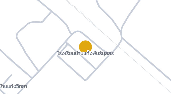 แผนที่แสดงโรงเรียนบ้านแก้งพันธ์นุสสร
