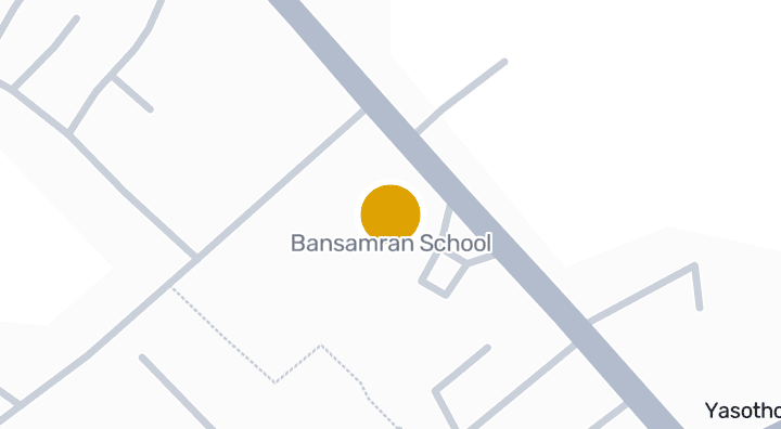 แผนที่แสดงโรงเรียน บ้านสำราญ