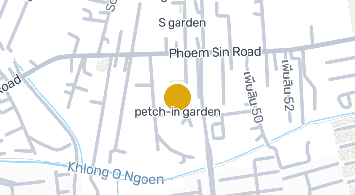 显示petch-in garden的地图