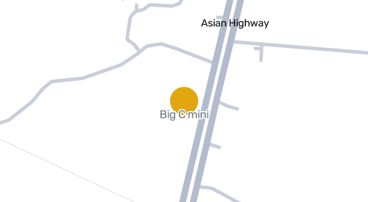 แผนที่แสดงBig C mini