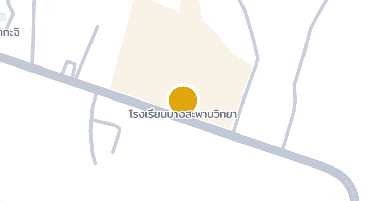 显示โรงเรียนบางสะพานวิทยา的地图