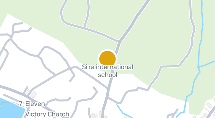 แผนที่แสดงSi ra international school