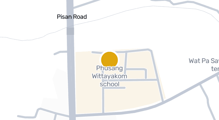 แผนที่แสดงโรงเรียนภูซางวิทยาคม