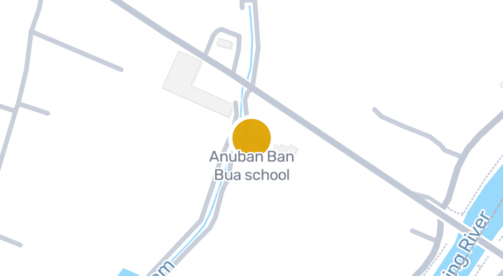Anuban Ban Bua schoolを示す地図