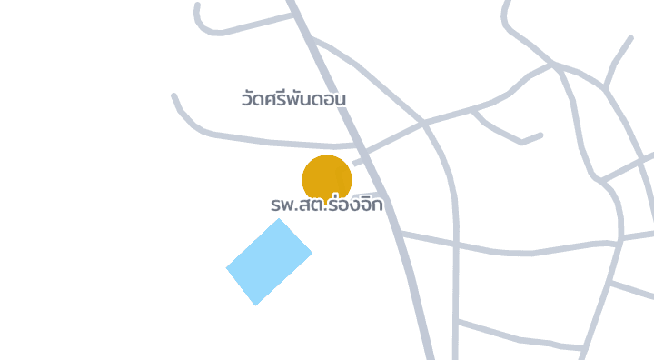แผนที่แสดงรพ.สต.ร่องจิก
