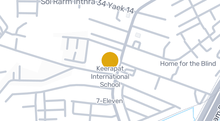 Carte montrant Keerapat International School