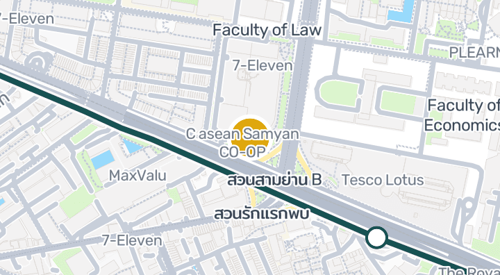 Map showing Big C