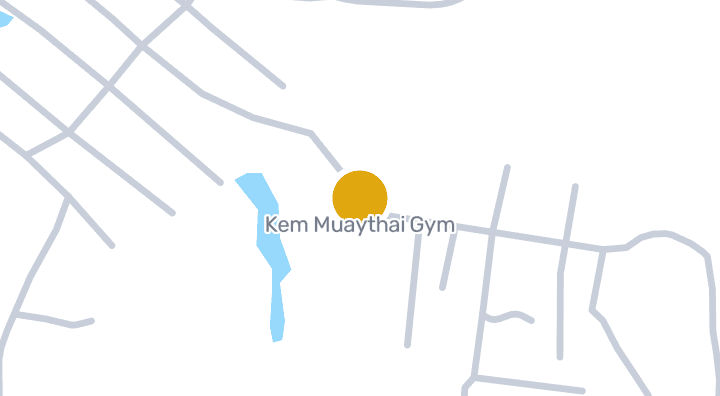 Map showing Kem Muaythai Gym