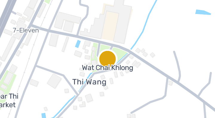 แผนที่แสดงวัดชายคลอง