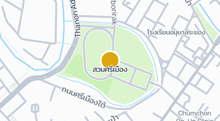 显示สวนศรีเมือง的地图