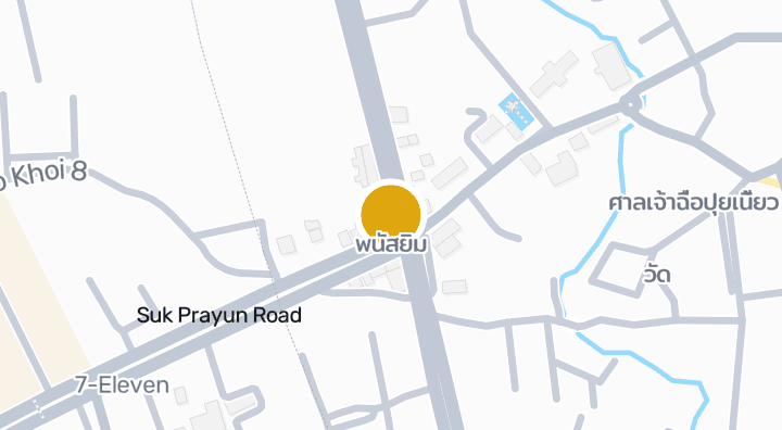 Map showing พนัสยิม