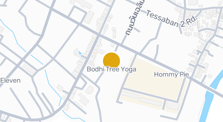 Map showing Bodhi Tree Yoga