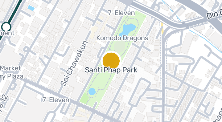 Map showing Santi Phap Park