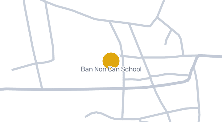 แผนที่แสดงBan Non Can School