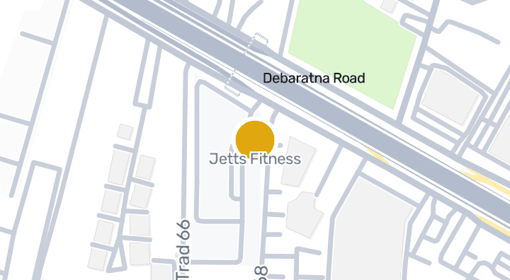 Map showing Jetts Fitness