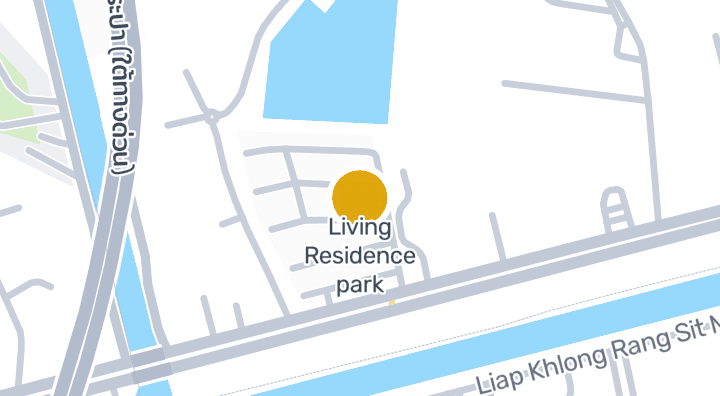 显示Living Residence park的地图