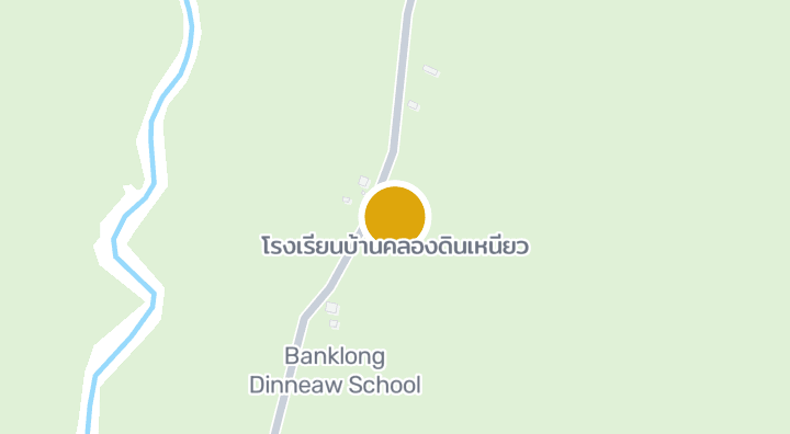 Map showing โรงเรียนบ้านคลองดินเหนียว