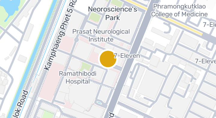 Map showing National Cancer Institute