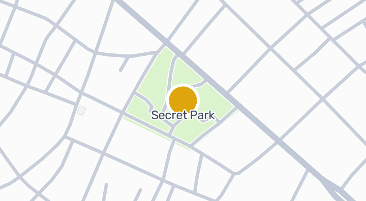 แผนที่แสดงSecret Park