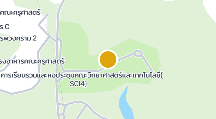 Map showing คณะวิทยาศาสตร์และเทคโนโลยี