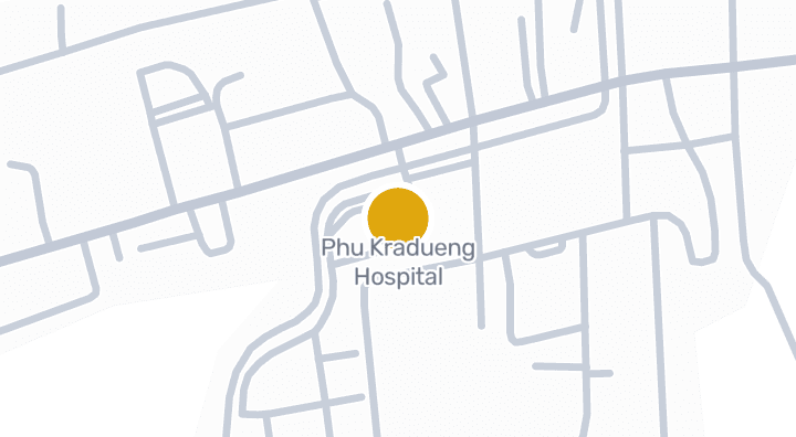 แผนที่แสดงโรงพยาบาลภูกระดึง