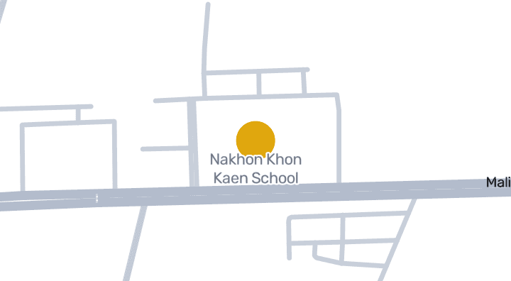 显示Nakhon Khon Kaen School的地图