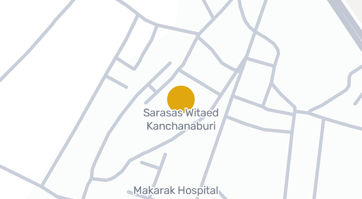 แผนที่แสดงโรงเรียนสารสาสน์วิเทศกาญจนบุรี