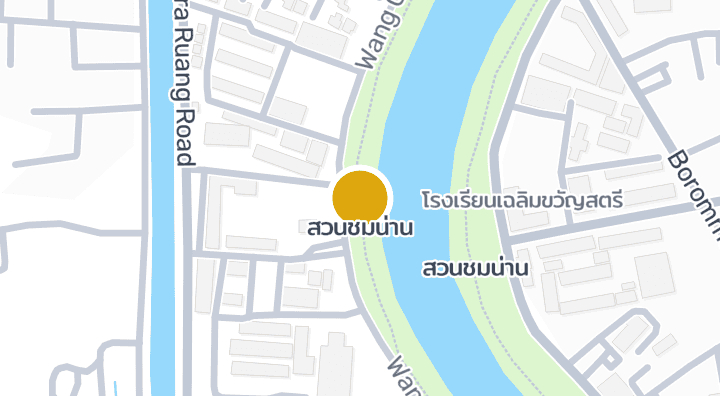 显示สวนชมน่าน的地图