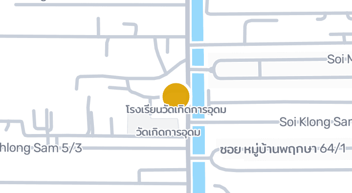 显示โรงเรียนวัดเกิดการอุดม的地图