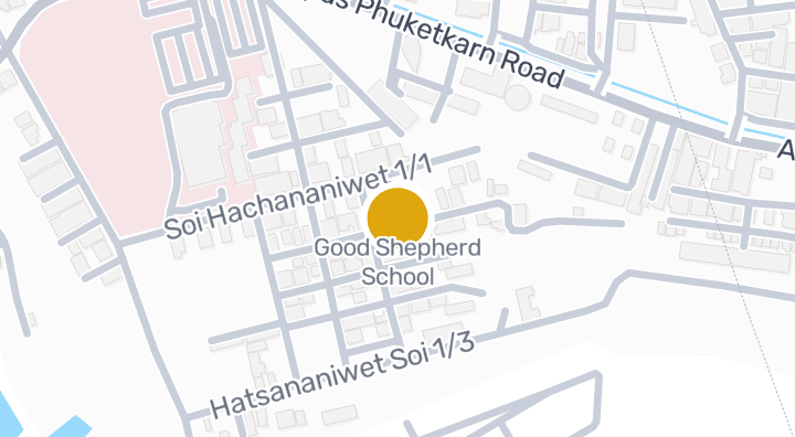 แผนที่แสดงGood Shepherd School