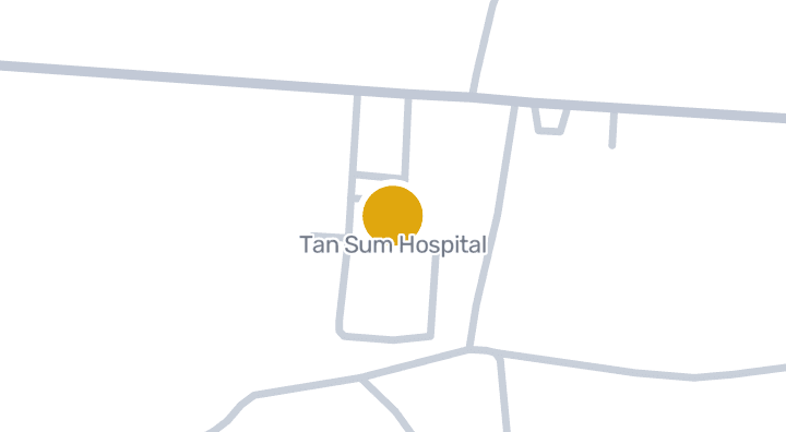 แผนที่แสดงTan Sum Hospital