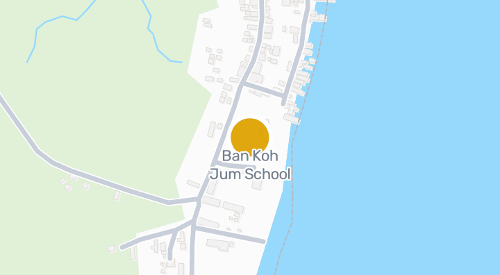 แผนที่แสดงโรงเรียนบ้านเกาะจัม