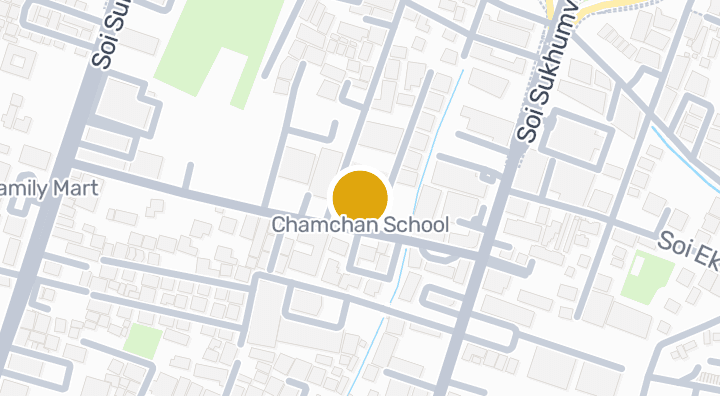 Map showing Chamchan School