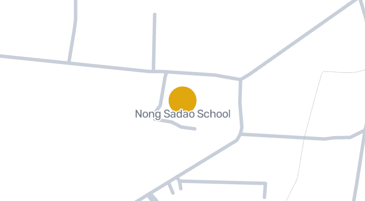Map showing Nong Sadao School