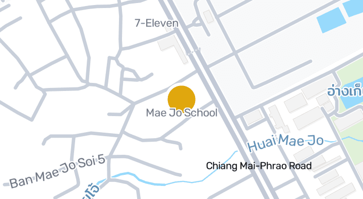 显示Mae Jo School的地图
