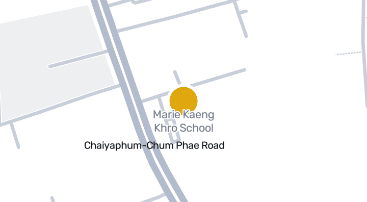แผนที่แสดงMarie Kaeng Khro School