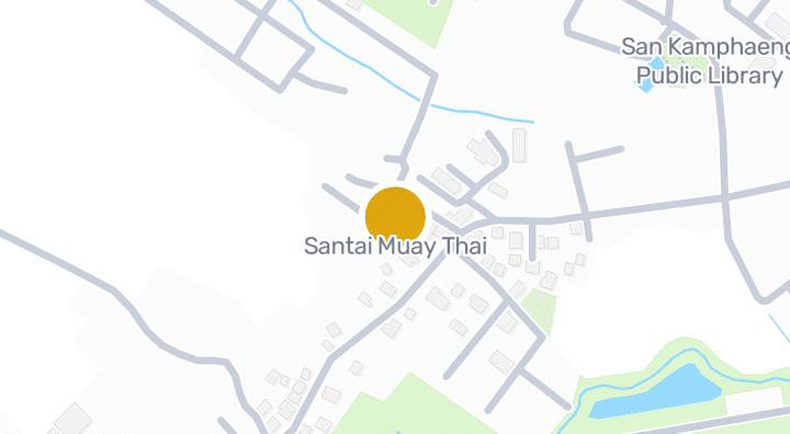 显示Santai Muay Thai的地图