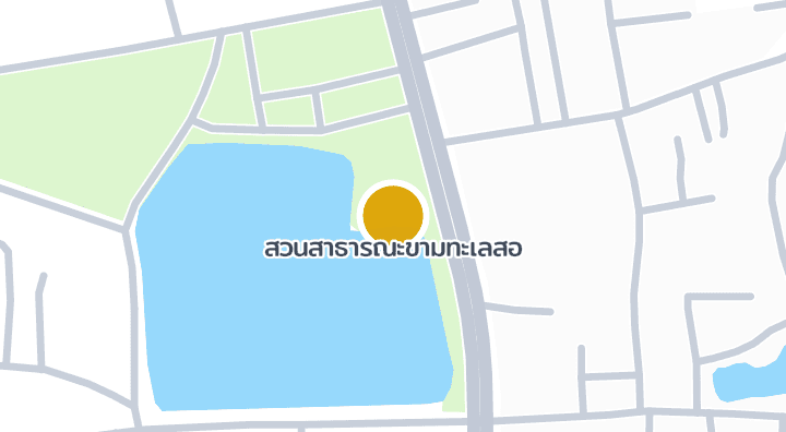 Map showing สวนสาธารณะขามทะเลสอ
