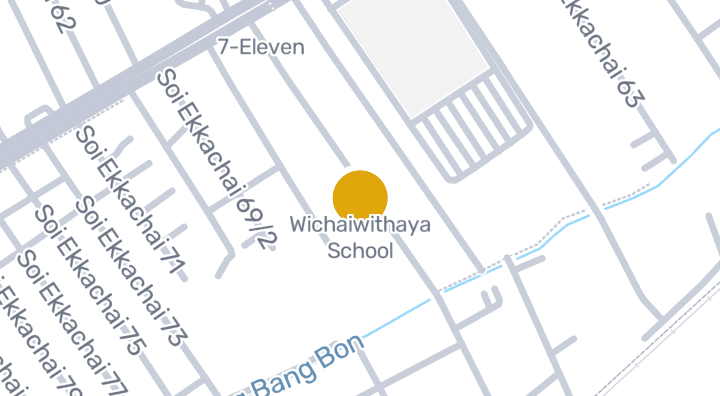 Map showing Wichaiwithaya School
