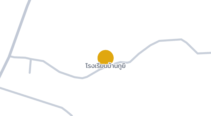 Map showing โรงเรียนบ้านกูยิ