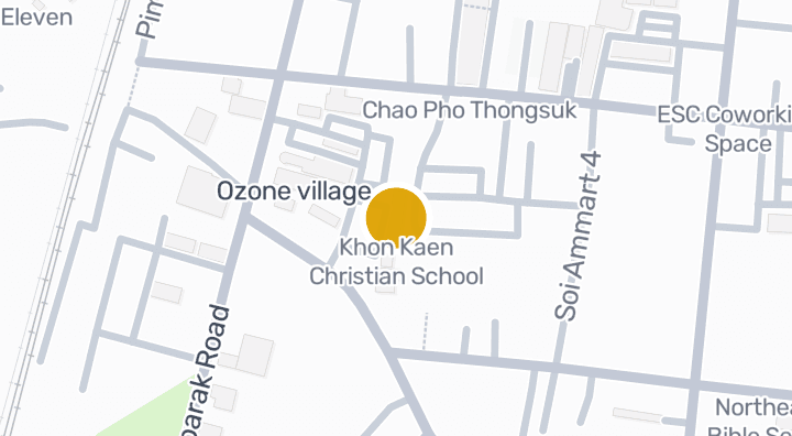 显示Khon Kaen Christian School的地图