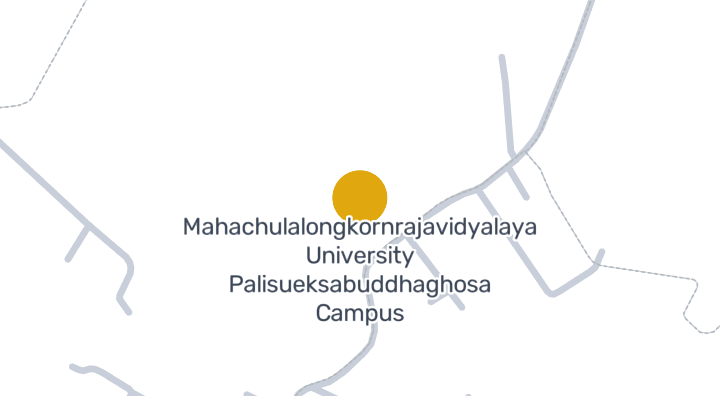显示Mahachulalongkornrajavidyalaya University Palisueksabuddhaghosa Campus的地图