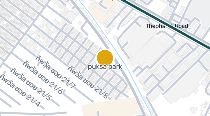 Map showing puksa park