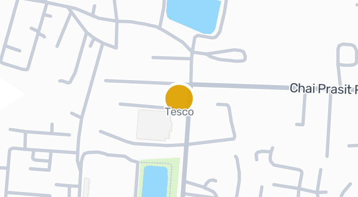 Map showing Tesco