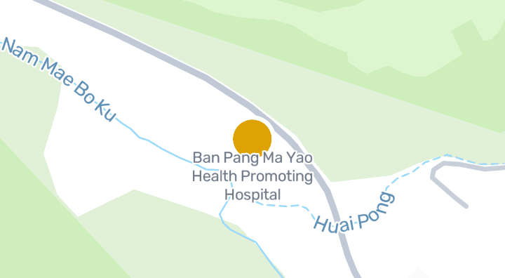 Map showing Ban Pang Ma Yao Health Promoting Hospital