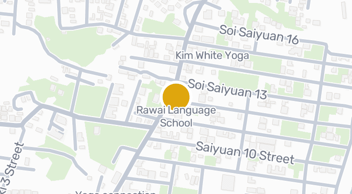 แผนที่แสดงRawai Language School