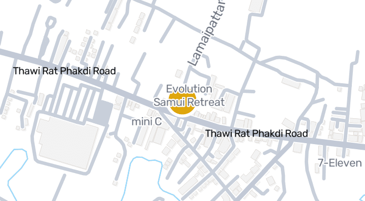 Lamai Fitnessを示す地図