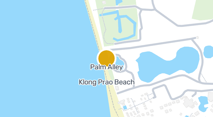 แผนที่แสดงPalm Alley