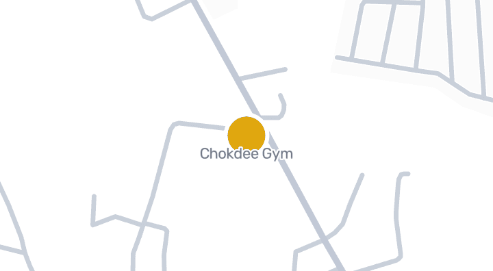 显示Chokdee Gym的地图