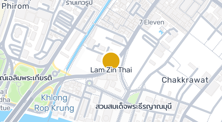 Carte montrant Lam Zin Thai
